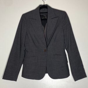 Express Stretch Wool One Button Blazer Women's Size 0